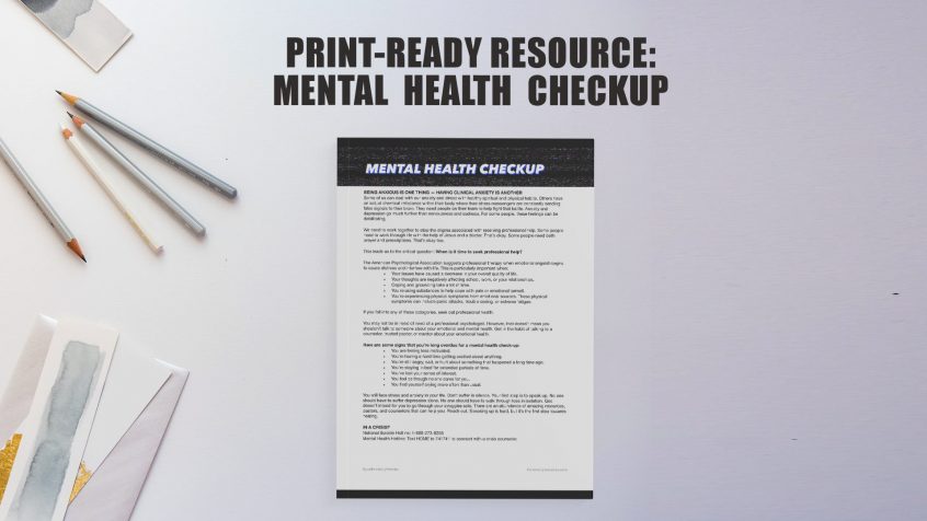 Mental Health Resources for Youth