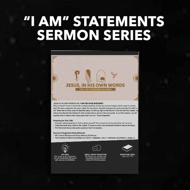 I Am Statements Sermon Series Tile
