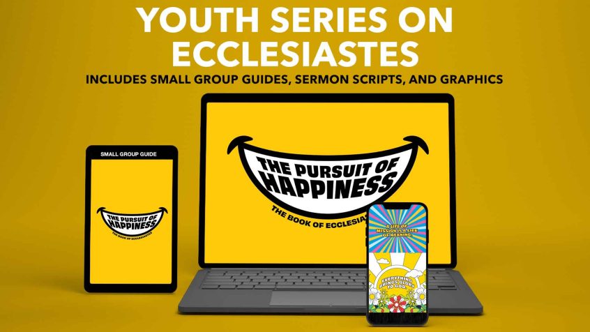 Text: Youth Series on Ecclesiastes Subtext: Includes sermon scripts, small group guides, and graphics.