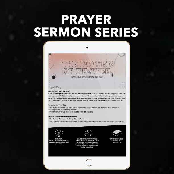Top Text: Prayer Sermon Series