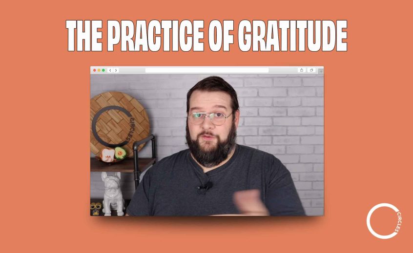Title" The Practice of Gratitude Image: A screenshot from our video about the spiritual discipline of gratitude