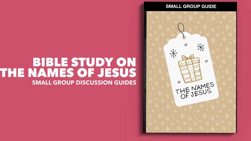 Text: Christmas Bible Study on Names of Jesus Features a mockup of our Christmas Bible study resource on the names of Jesus