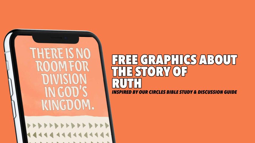 Title: Free Graphics from the Book of Ruth Image: Two social media graphics featuring quotes from our Ruth Bible study graphics pack.